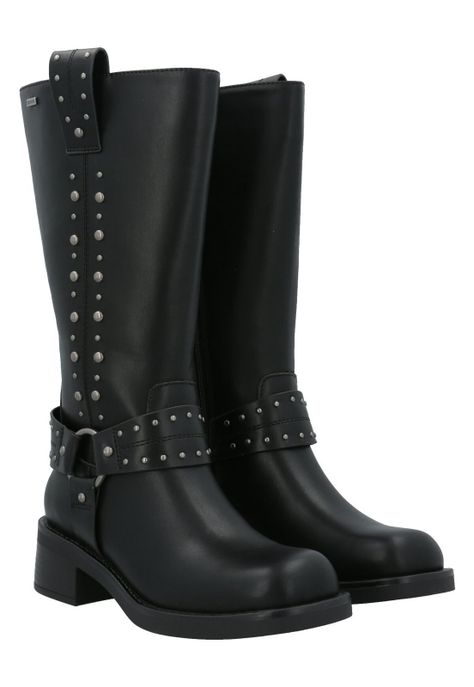 Bota Bastya Mujer Negro-7