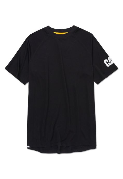 Polera M/Corta Lightweight Cooling Crw Hombre Negra-0