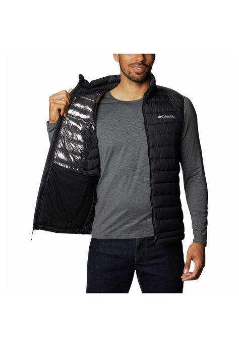 Parka Sin Mangas Powder Lite Vest Negro Hombre-4