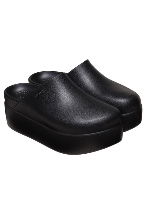 Zueco Crocs Mujer Dylan Platform Clog Negro-3