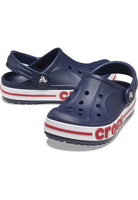 Zueco Crocs Niño Bayaband Clog Azul-3