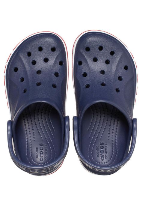 Zueco Crocs Niño Bayaband Clog Azul-4