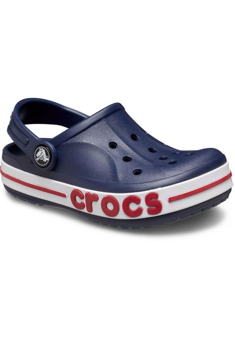 Zueco Crocs Niño Bayaband Clog Azul-6