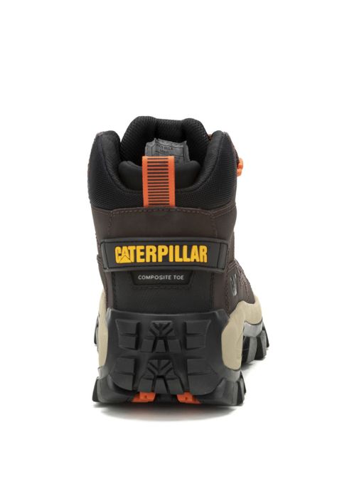 Bota cuero Invader Mid Vent Ct Café Hombre-4