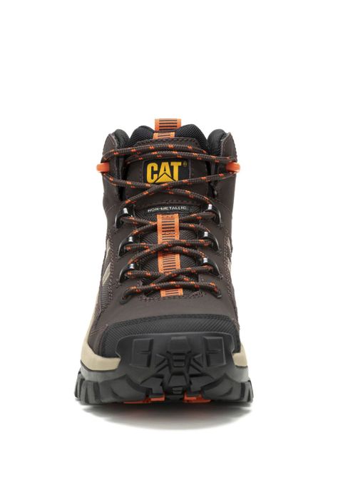 Bota cuero Invader Mid Vent Ct Café Hombre-5