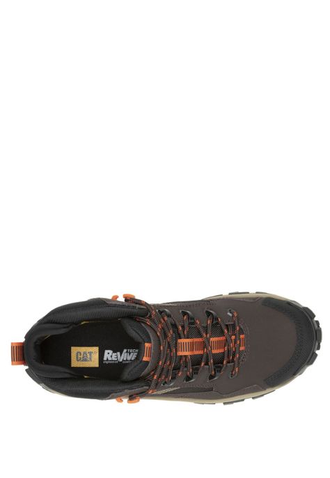 Bota cuero Invader Mid Vent Ct Café Hombre-6