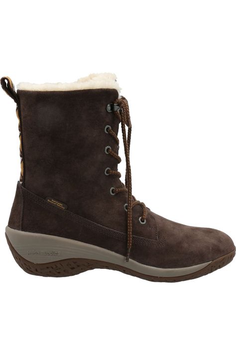 Bota Cuero Mujer Madras Chocolate-1