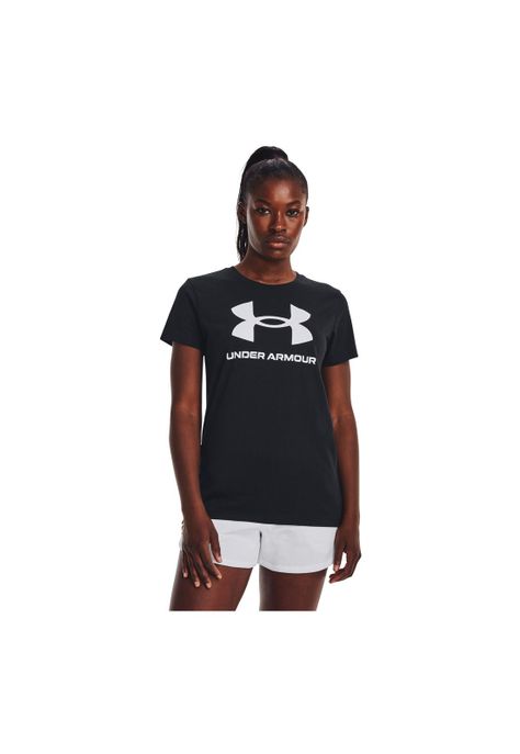 Polera UA Sportstyle mujer Negro-3