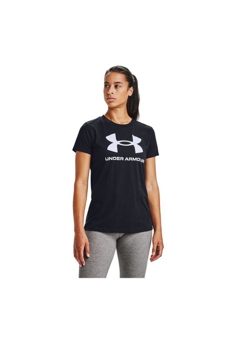 Polera UA Sportstyle mujer Negro-4