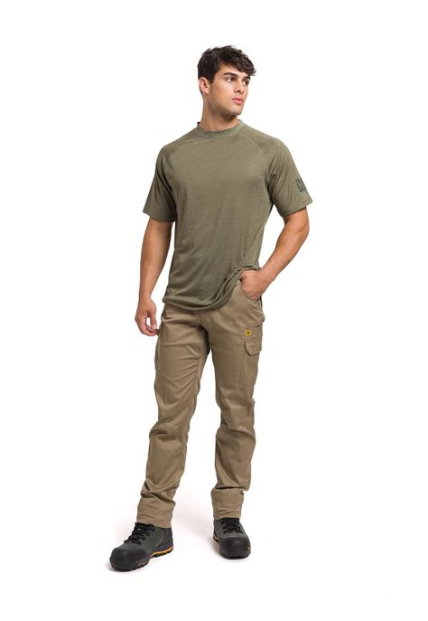 Polera M/Corta Lightweight Cooling Crw Hombre Verde-0
