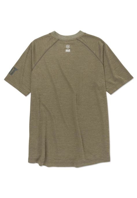 Polera M/Corta Lightweight Cooling Crw Hombre Verde-6