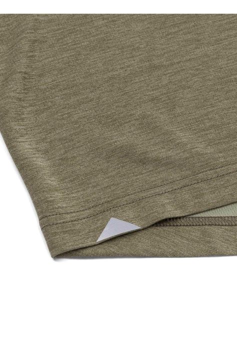 Polera M/Corta Lightweight Cooling Crw Hombre Verde-7