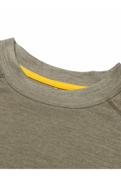 Polera M/Corta Lightweight Cooling Crw Hombre Verde-9
