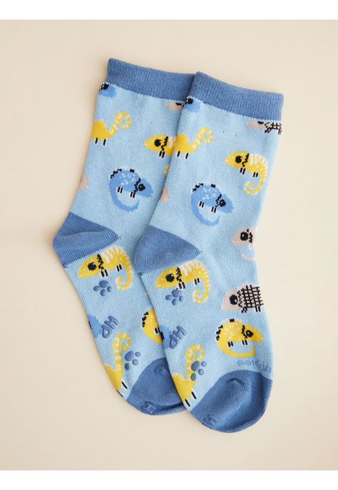 Calcetin Denim Camaleon Niño-0