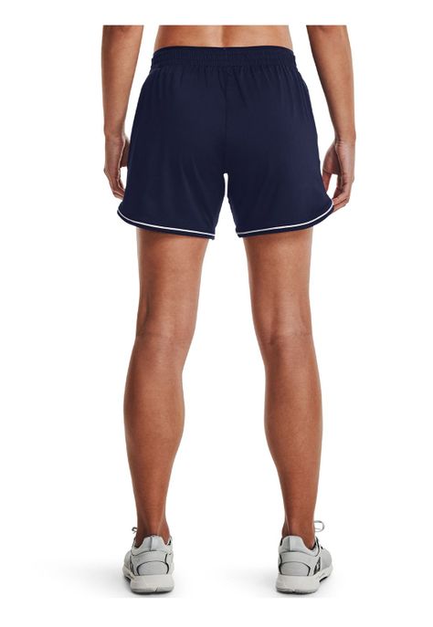 Shorts UA Knit para Mujer Azul Marino-4