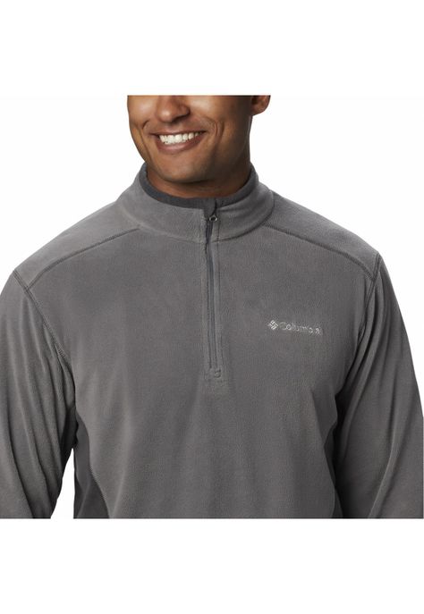 Polar Hombre Klamath Range Half Zip Gris-4