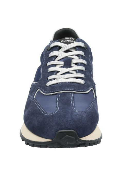 Zapatilla Cuero Hombre Gante Azul-3