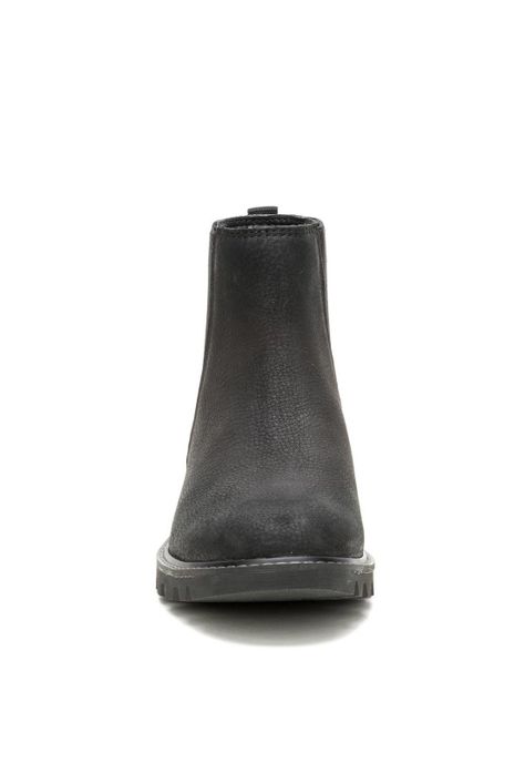 Botin Cuero Mujer Colorado Chelsea Negro-4