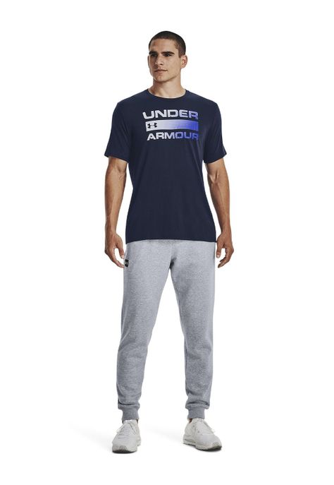 Polera manga corta TeamWordmrk hombre Azul-5