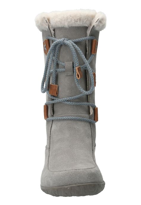 Bota Cuero Mujer Telme Gris-2