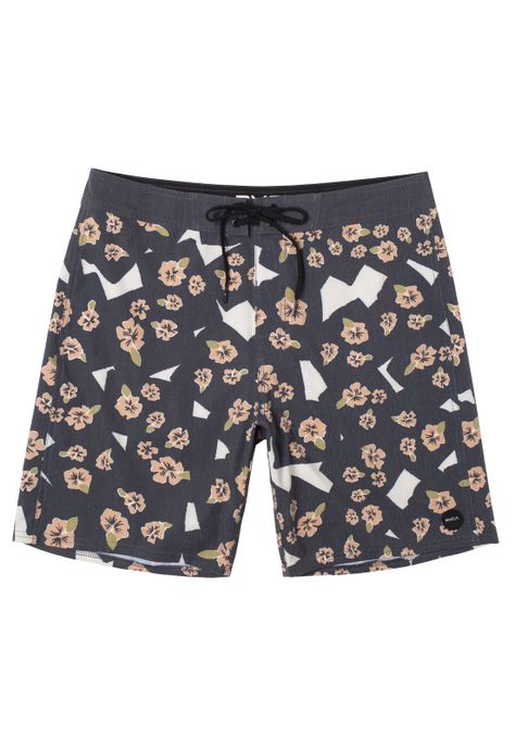 Traje De Baño Hombre Pop Flower Trun Negro-0