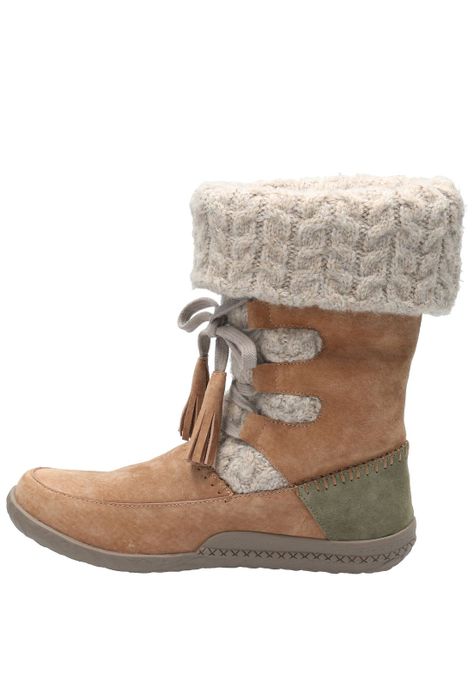 Bota Cuero Mujer New Tahoe Café Claro-5