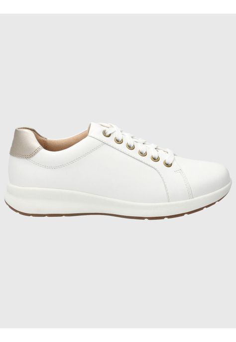 Zapatilla Cuero Mujer Spinal Laceup Blanco-1