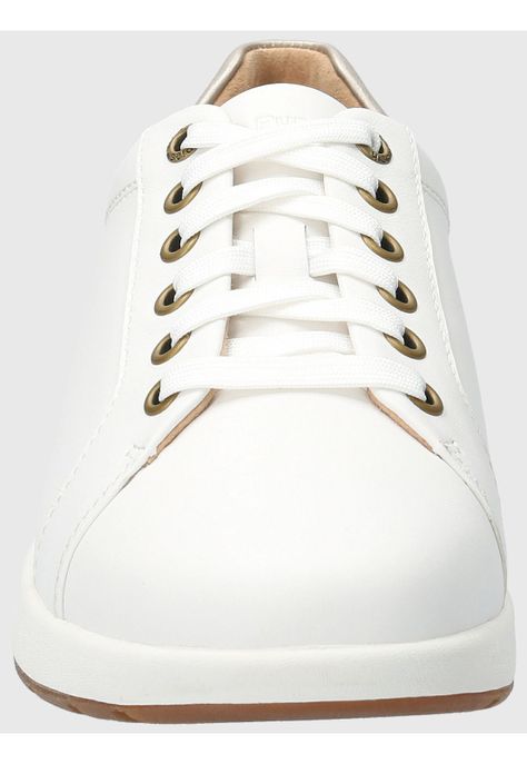 Zapatilla Cuero Mujer Spinal Laceup Blanco-3