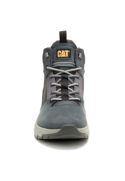 Zapatila Con Caña Hombre Colorado Sneaker Gris-4