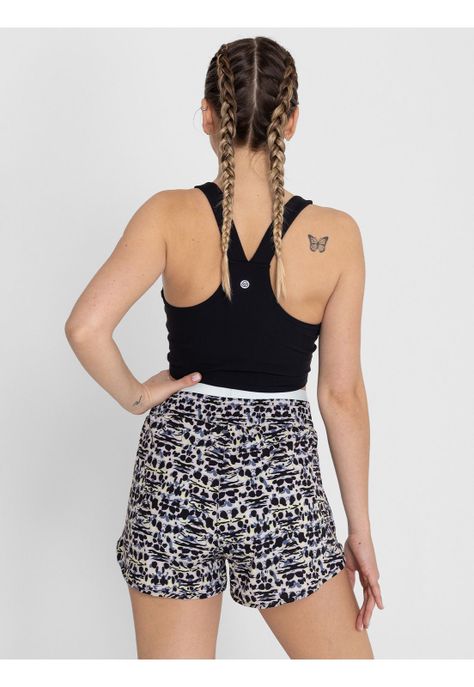Peto Deportivo Crop Top Diana Ms Negro Mujer-0