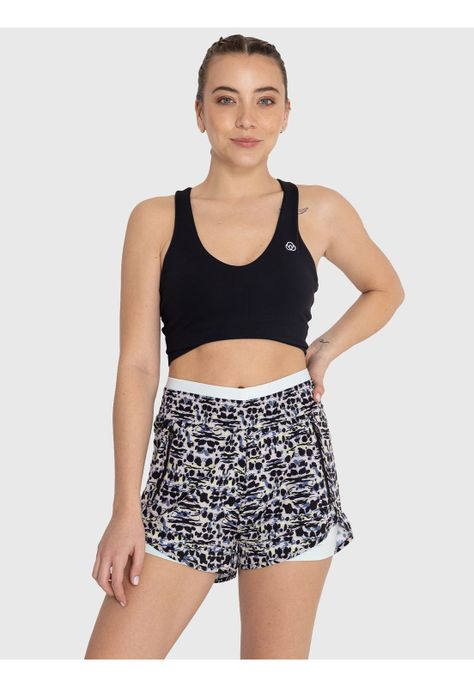 Peto Deportivo Crop Top Diana Ms Negro Mujer-1