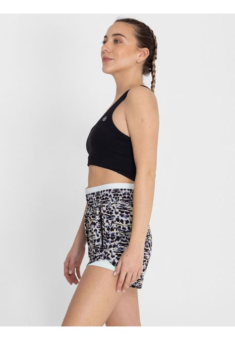 Peto Deportivo Crop Top Diana Ms Negro Mujer-3