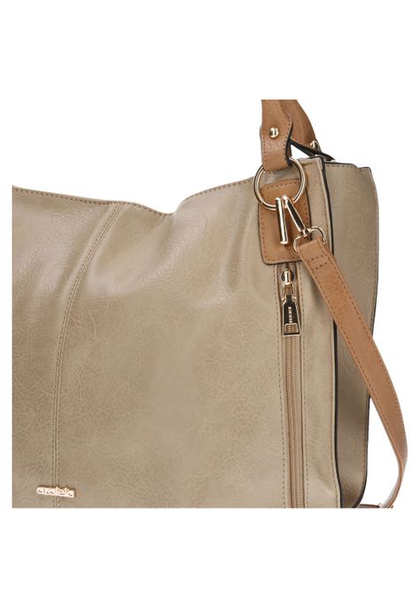 Cartera De Hombro Harmony Tote Beige Mujer-3