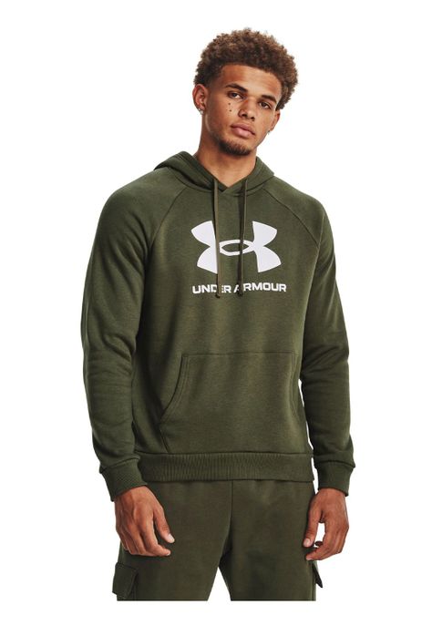 Polerón UA Rival para Hombre Verde-3