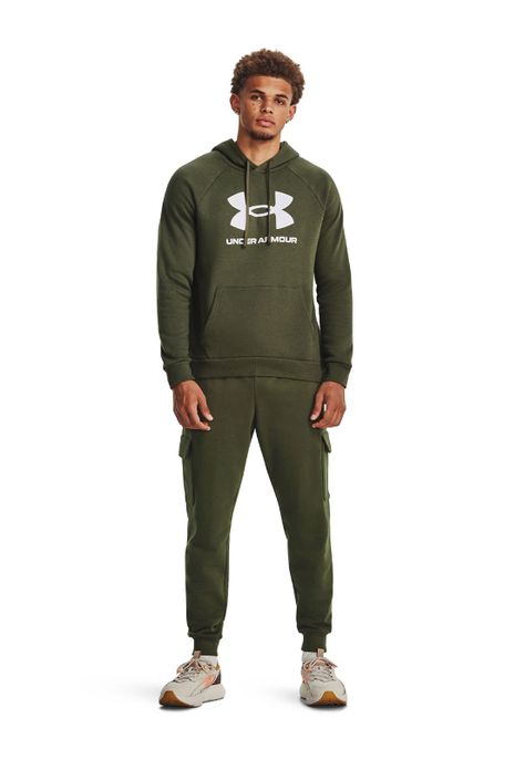 Polerón UA Rival para Hombre Verde-5