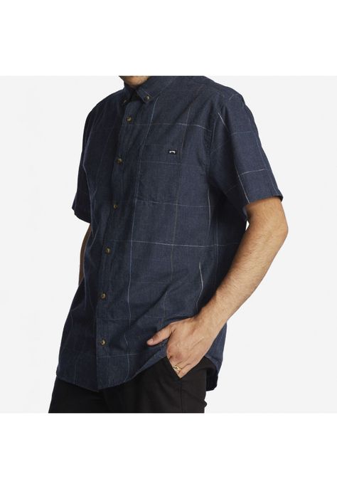 Camisa M/C Hombre All Day M Wv Azul-1