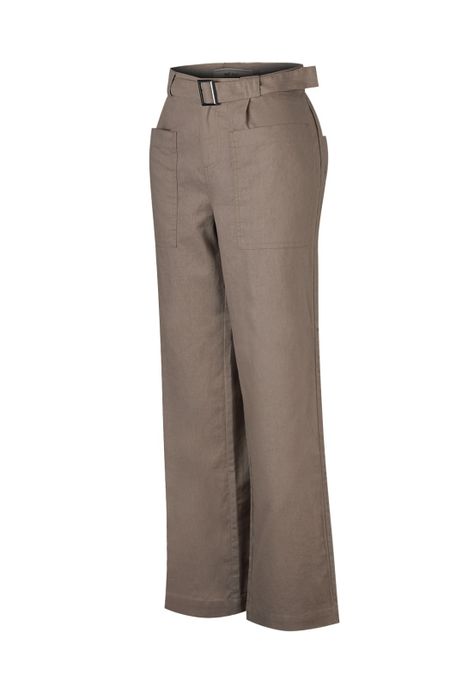 Pantalón Algodón Orgánico Café Flip Mujer -0