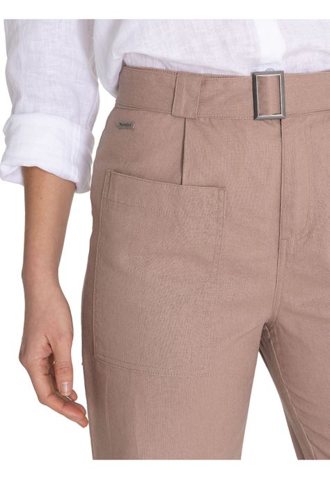 Pantalón Algodón Orgánico Café Flip Mujer -6