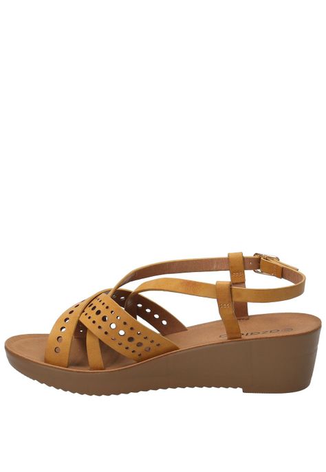 Sandalia Effie Mostaza Mujer-5