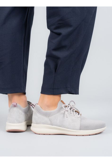 Zapatilla Mujer Spinal Knit Gris-5