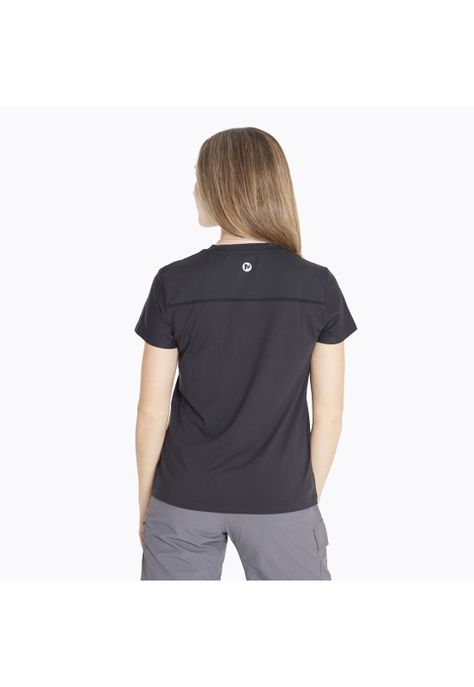 Polera M/C Sport Tee Negro Mujer-1