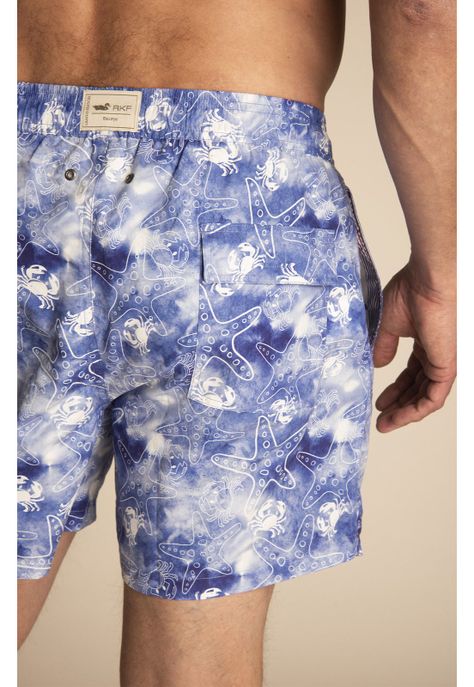 Traje de Baño Hombre Izam Azul-5