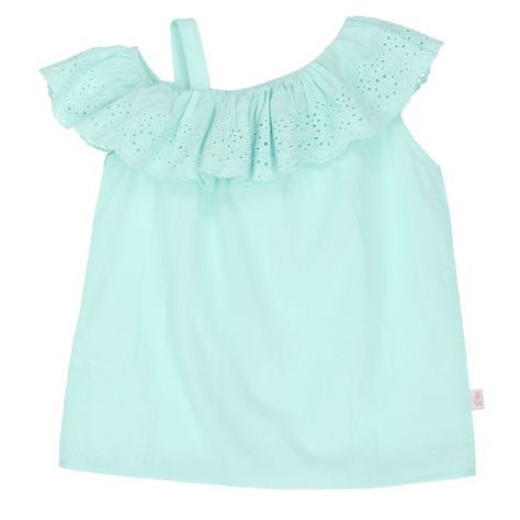 Blusa Niña Vuelo Celeste-1