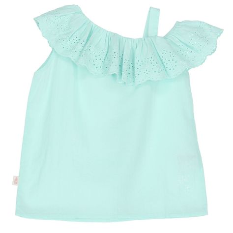 Blusa Niña Vuelo Celeste-0