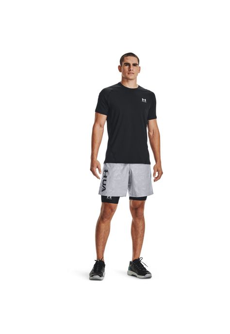 Shorts largos HeatGear® para hombre Negro-4