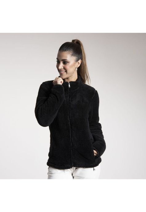 Polar Mujer Shaggy Isha Ii Negro-0