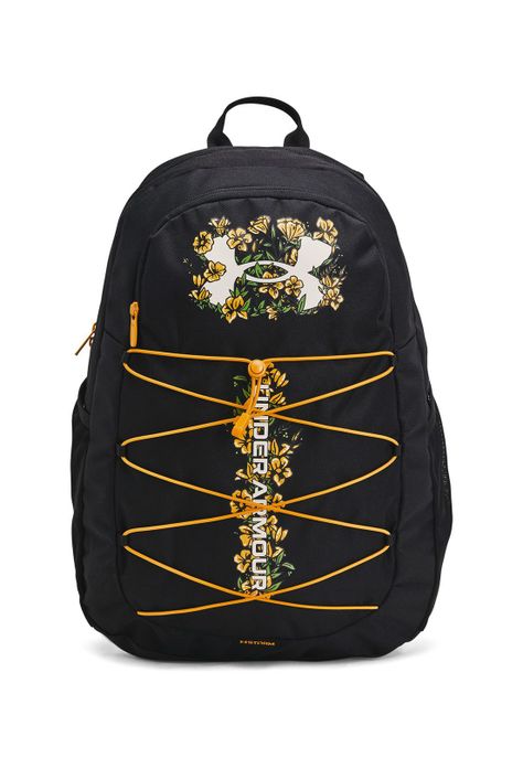 Mochila deportiva UA Hustle Print Negro-0