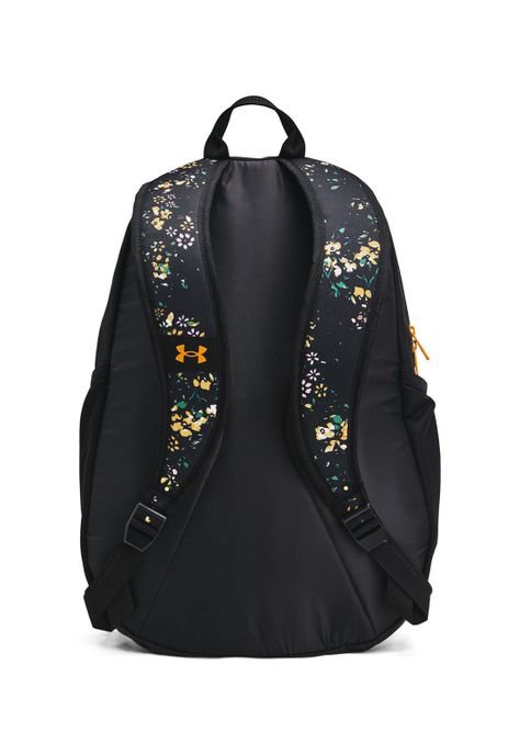 Mochila deportiva UA Hustle Print Negro-1