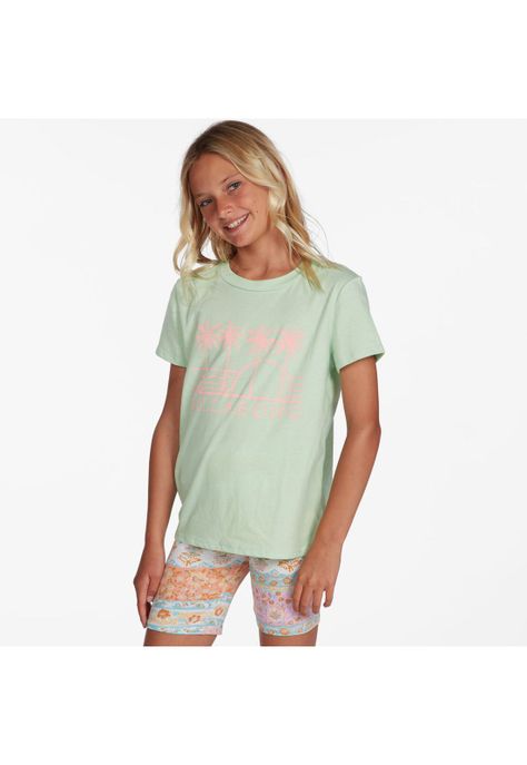 Polera M/C Niña Day By Day G Tees Celeste-0