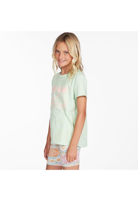 Polera M/C Niña Day By Day G Tees Celeste-1